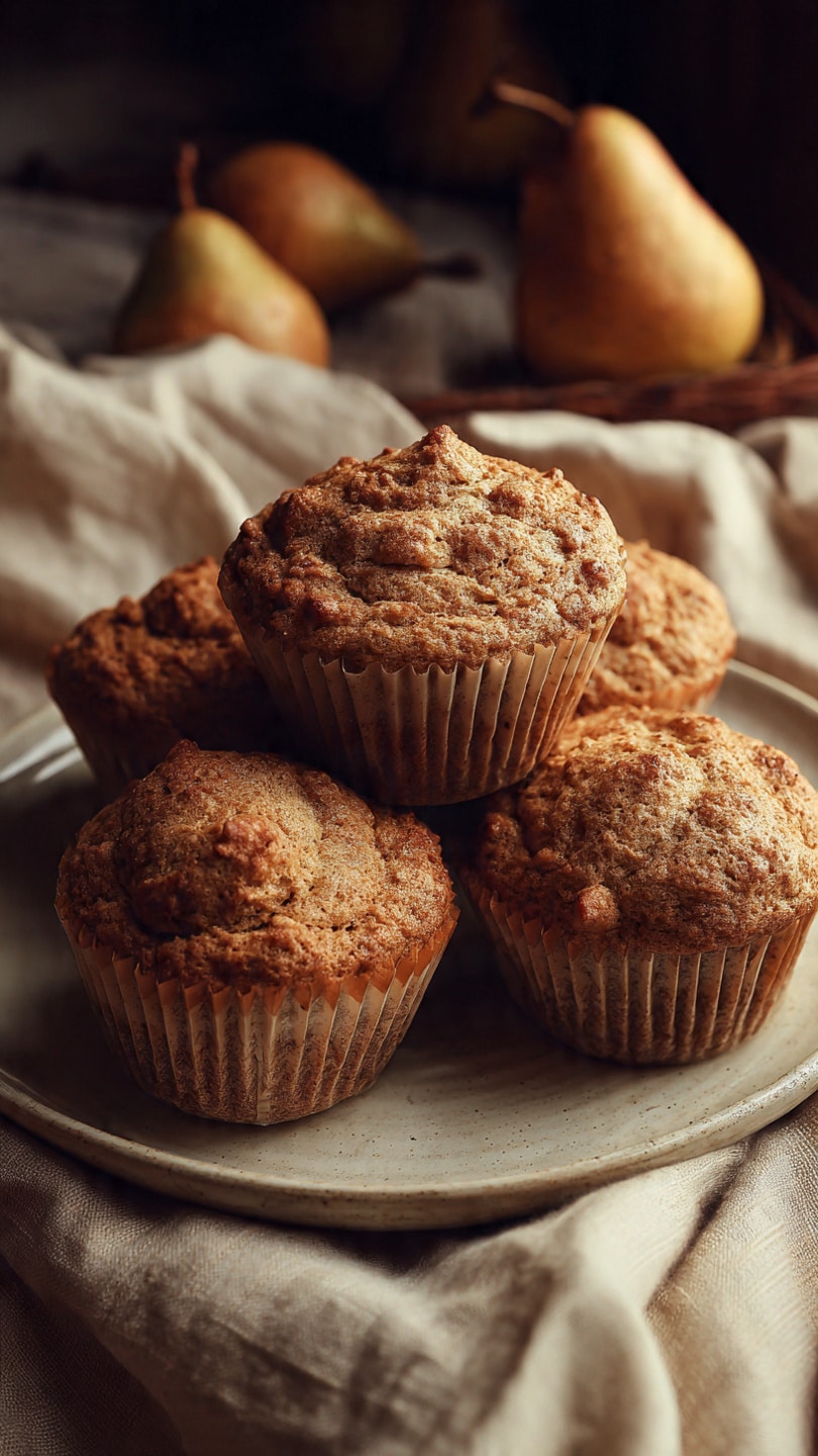 Spiced Pear Muffins