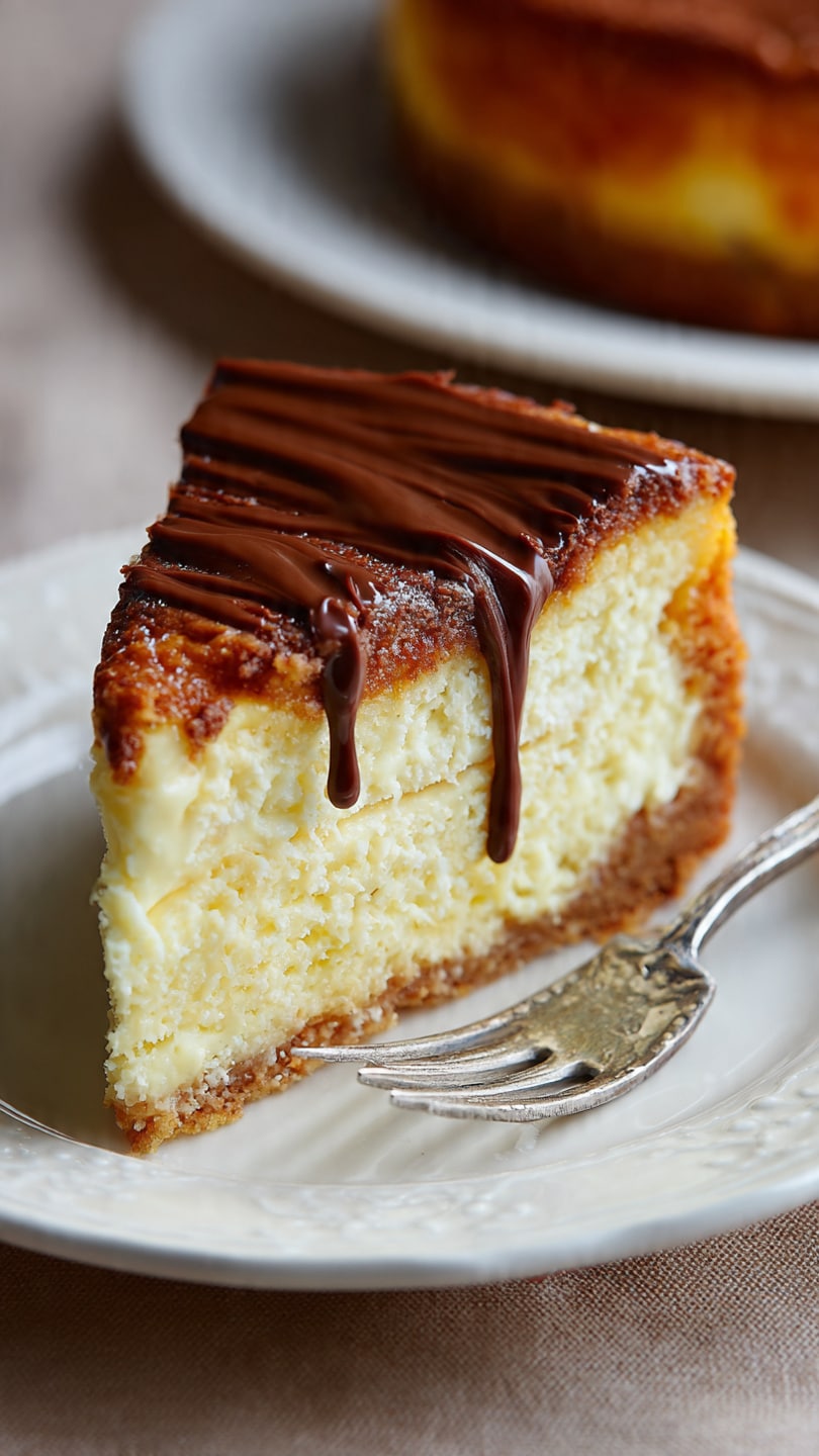 Boston Cream Pie Cheesecake