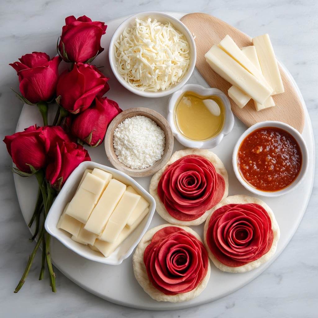 Easy Pizza Roses