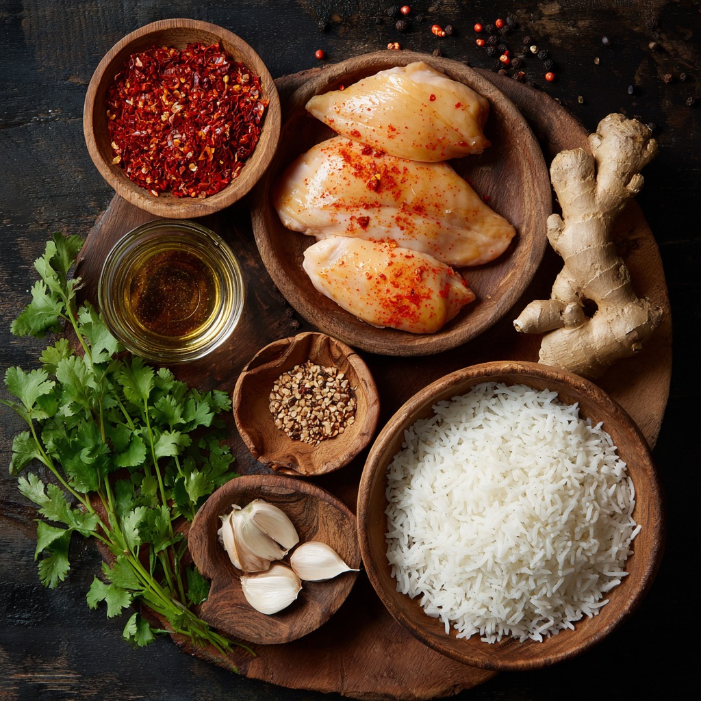 Spicy Maple Chicken With Coconut Rice
