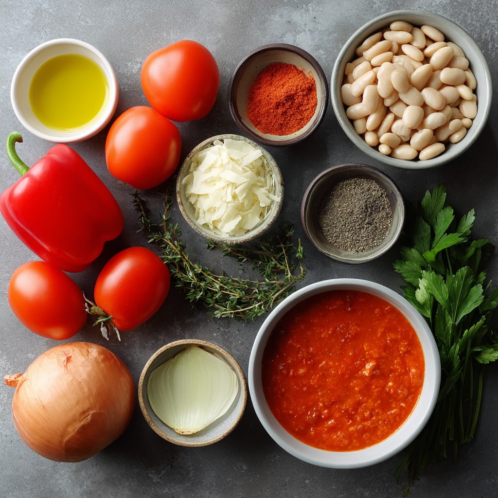 Creamy Vegan Tomato White Bean Stew