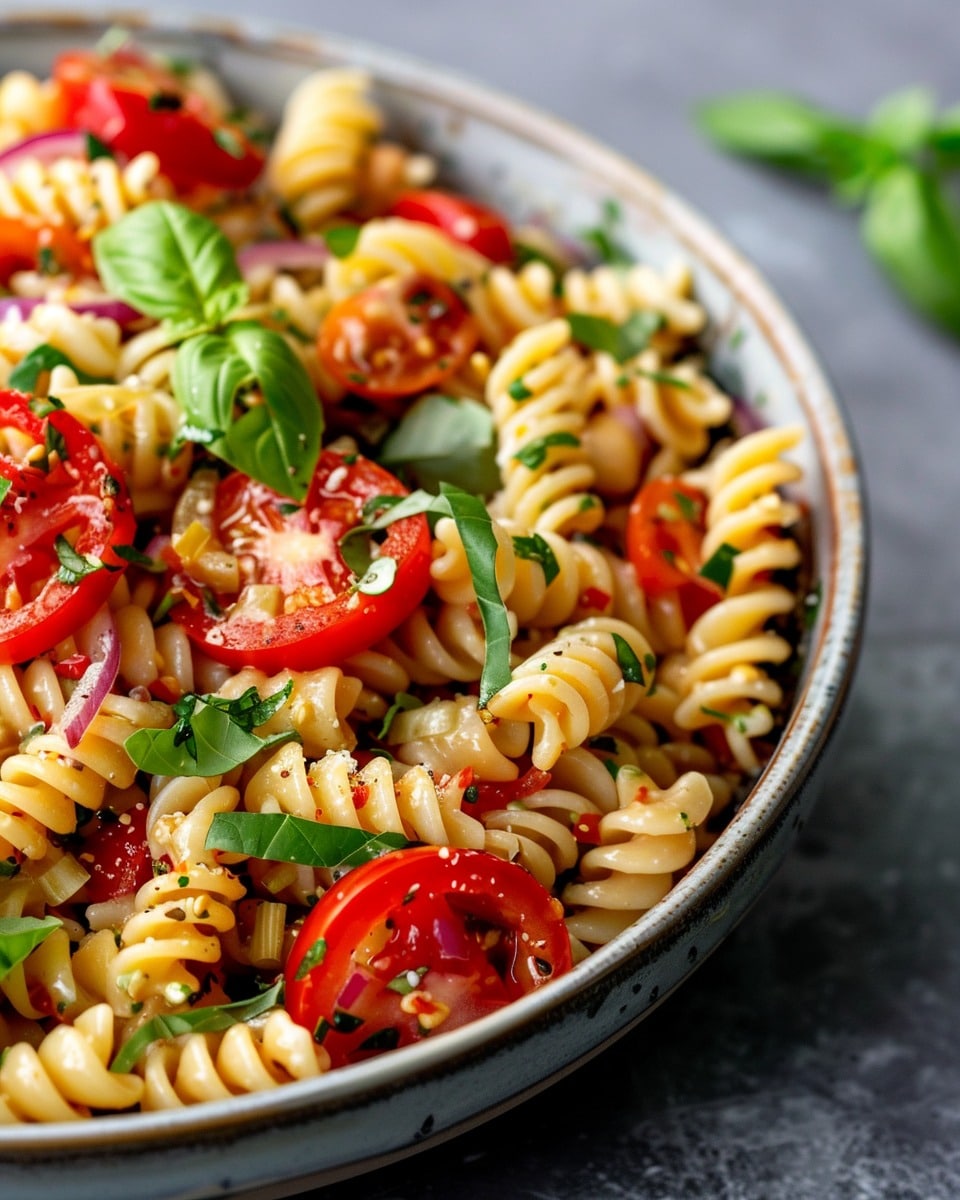 The Best Pasta Salad with Italian Dressing