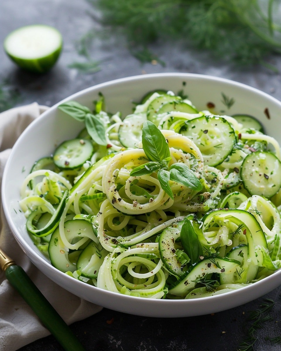 Vegan Cucumber Pasta Salad