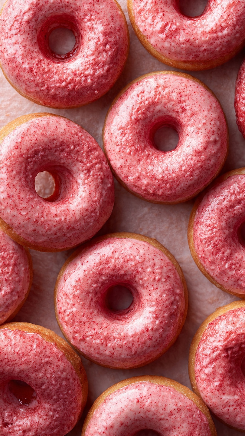 Strawberry Donuts