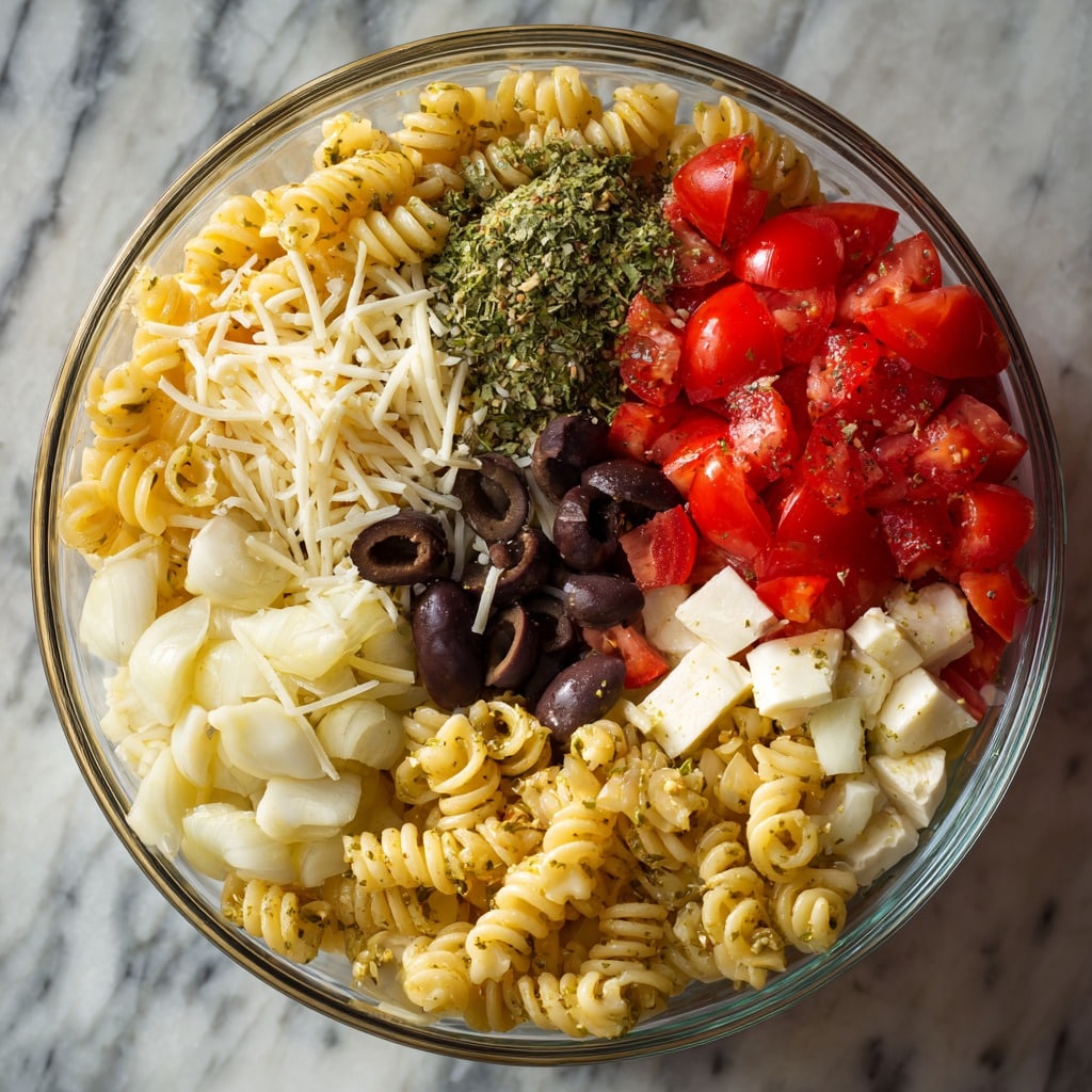 The Best Pasta Salad with Italian Dressing