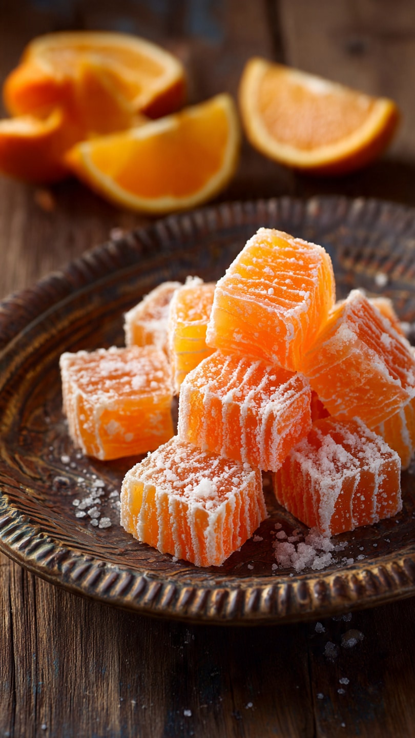 Homemade Orange Candy