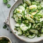Easy California Roll Cucumber Salad