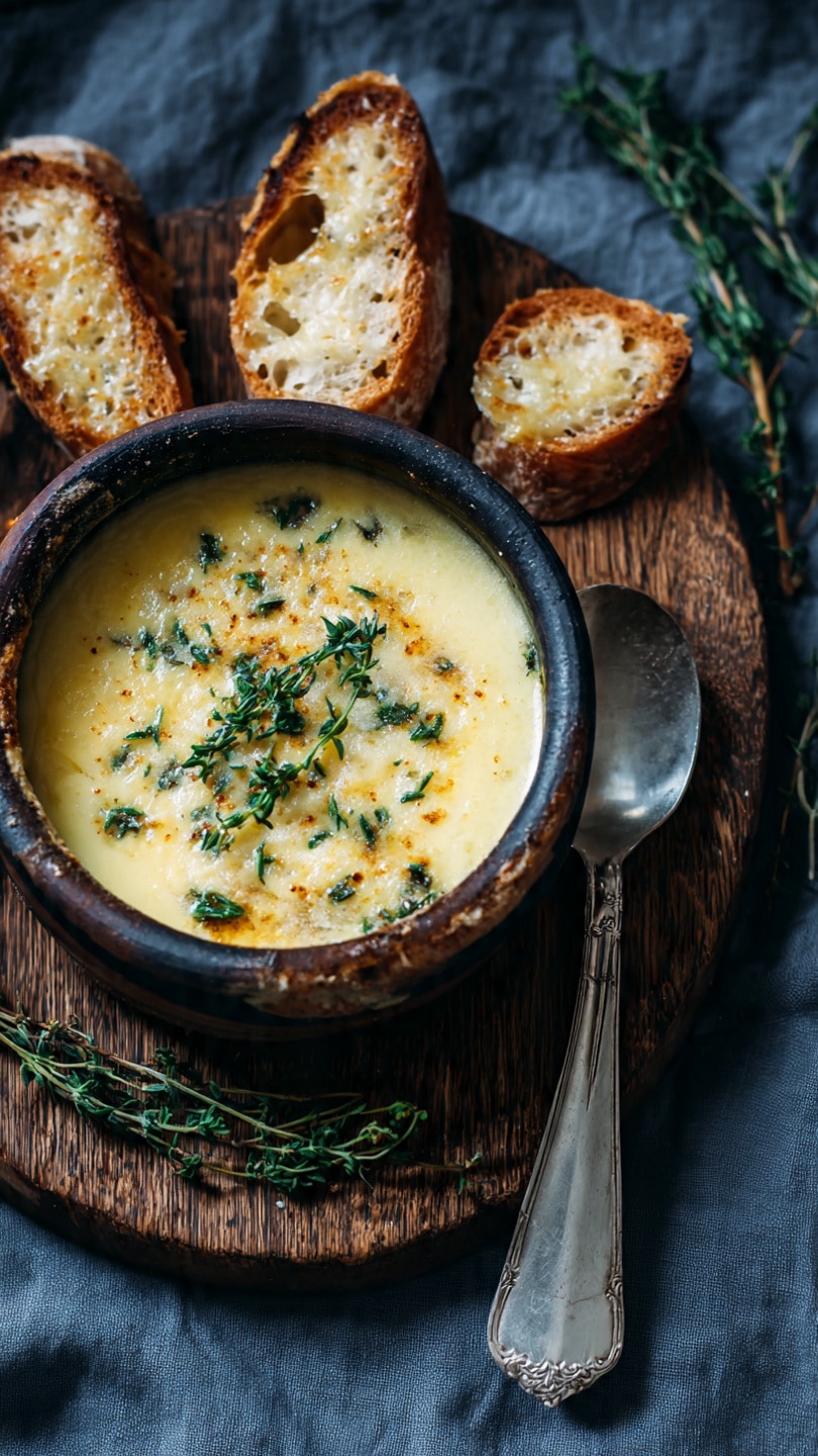Homemade French Garlic Soup for Cozy Nights