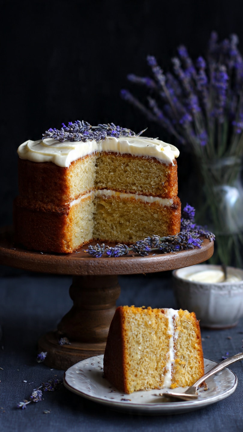 Earl Grey Lavender Cake