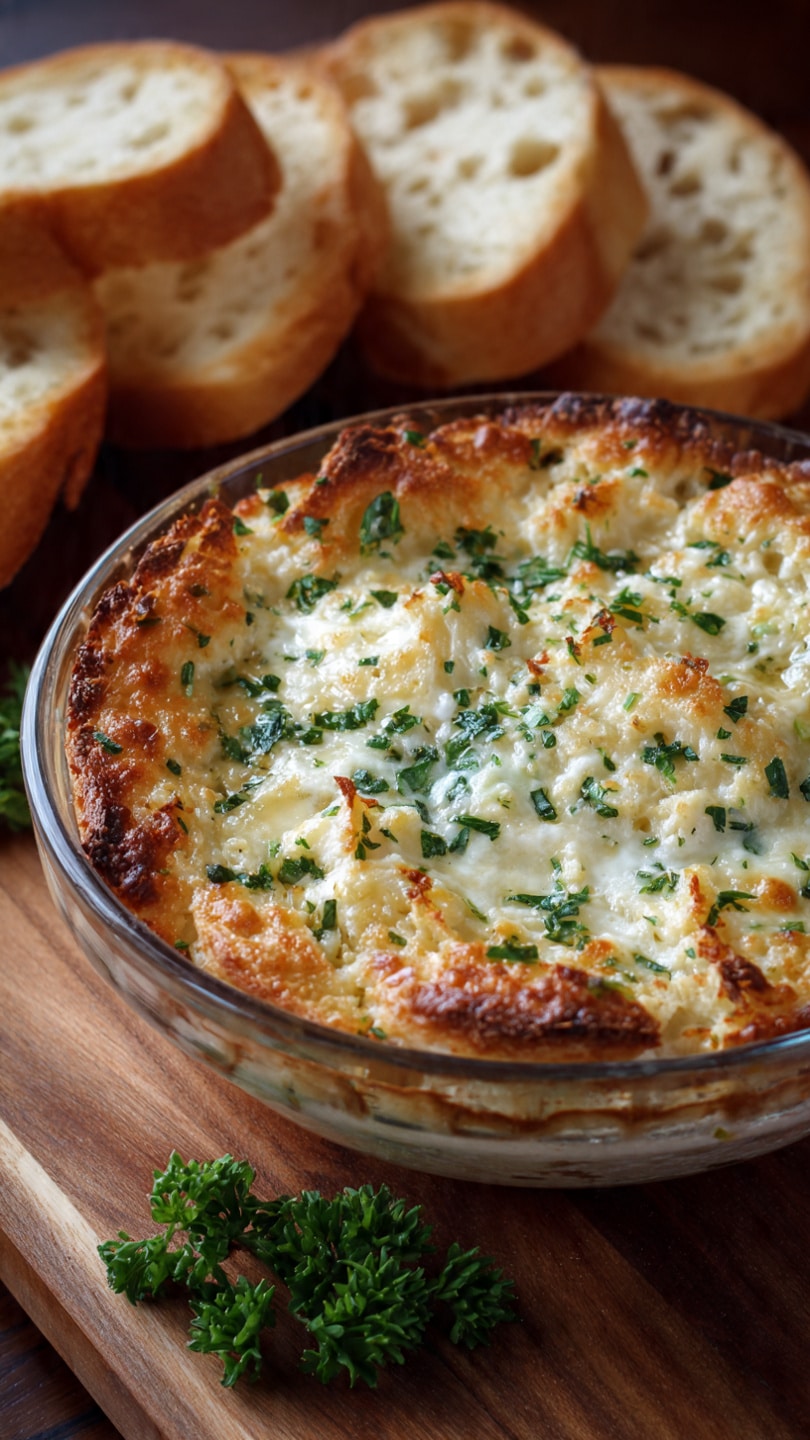 Baked Garlic Bread Dip