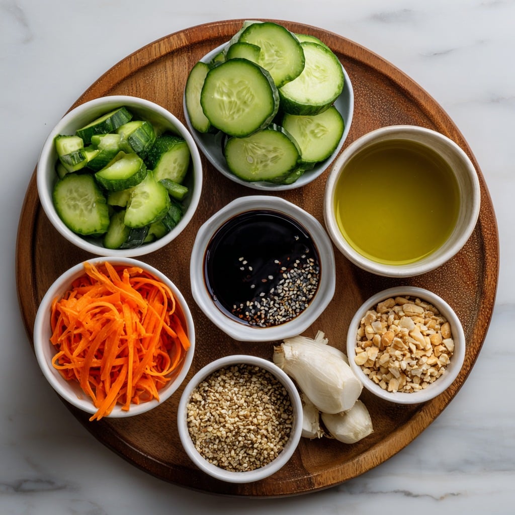 Easy California Roll Cucumber Salad