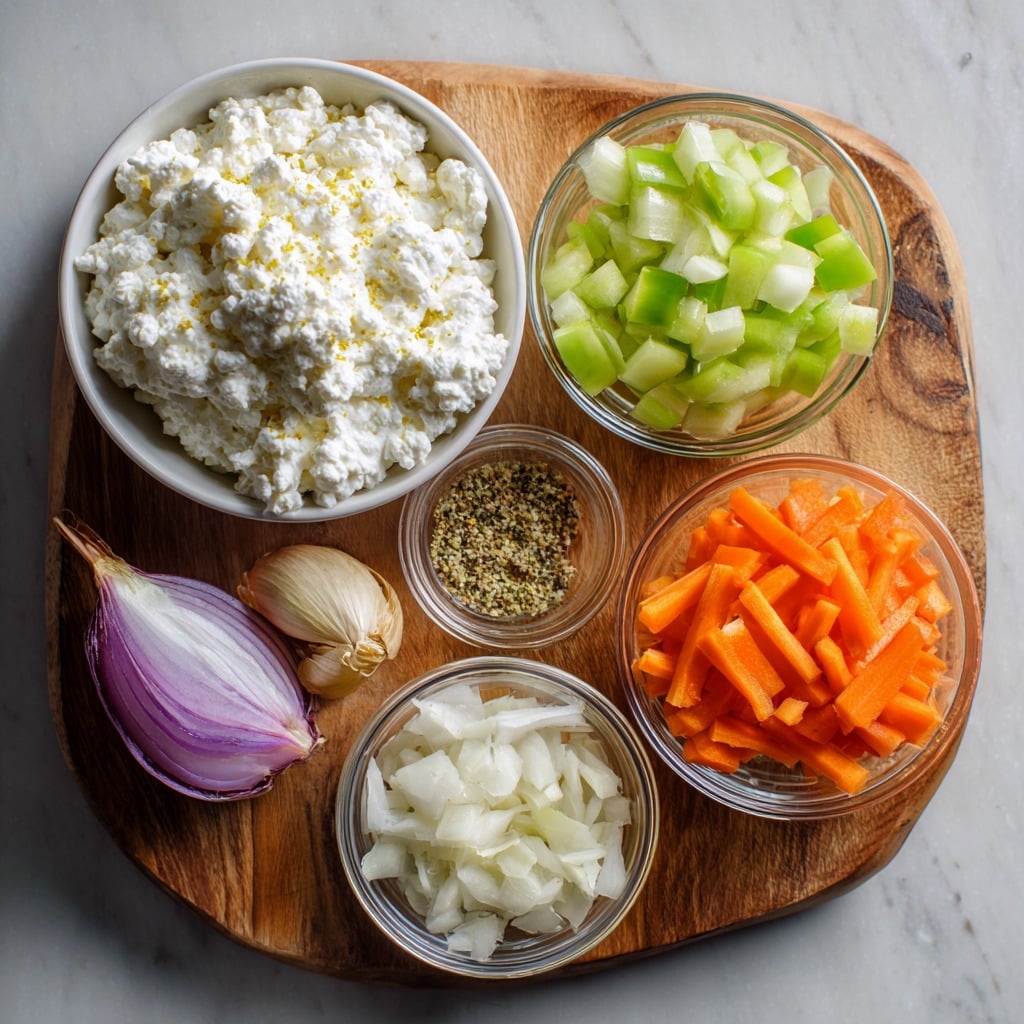 High Protein Cottage Cheese Giardiniera Dip