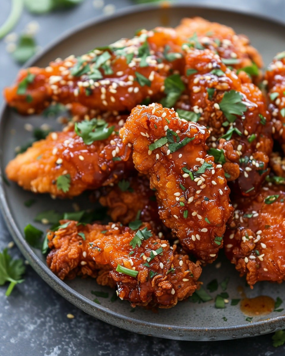 Baked Crunchy Hot Honey Chicken