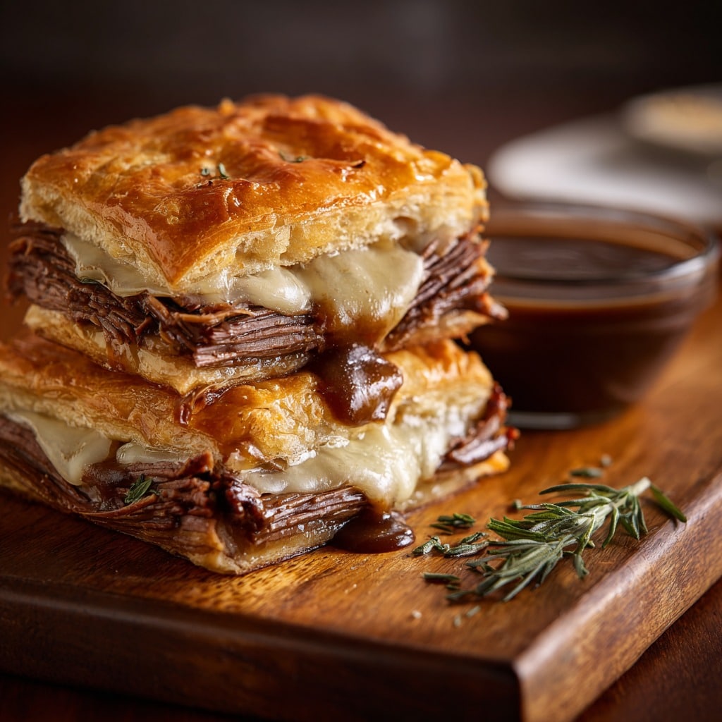 Delicious French Dip Squares