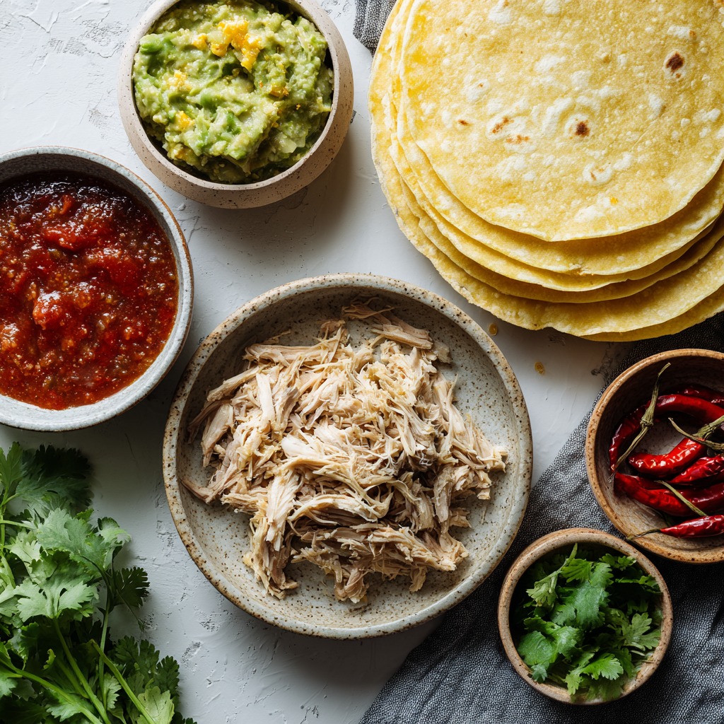 38g Protein Chicken Enchiladas with Dreamy White Sauce