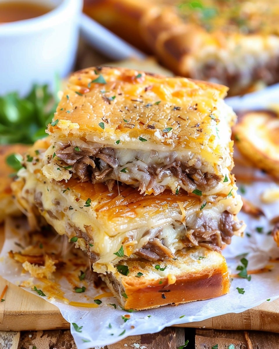 Delicious French Dip Squares