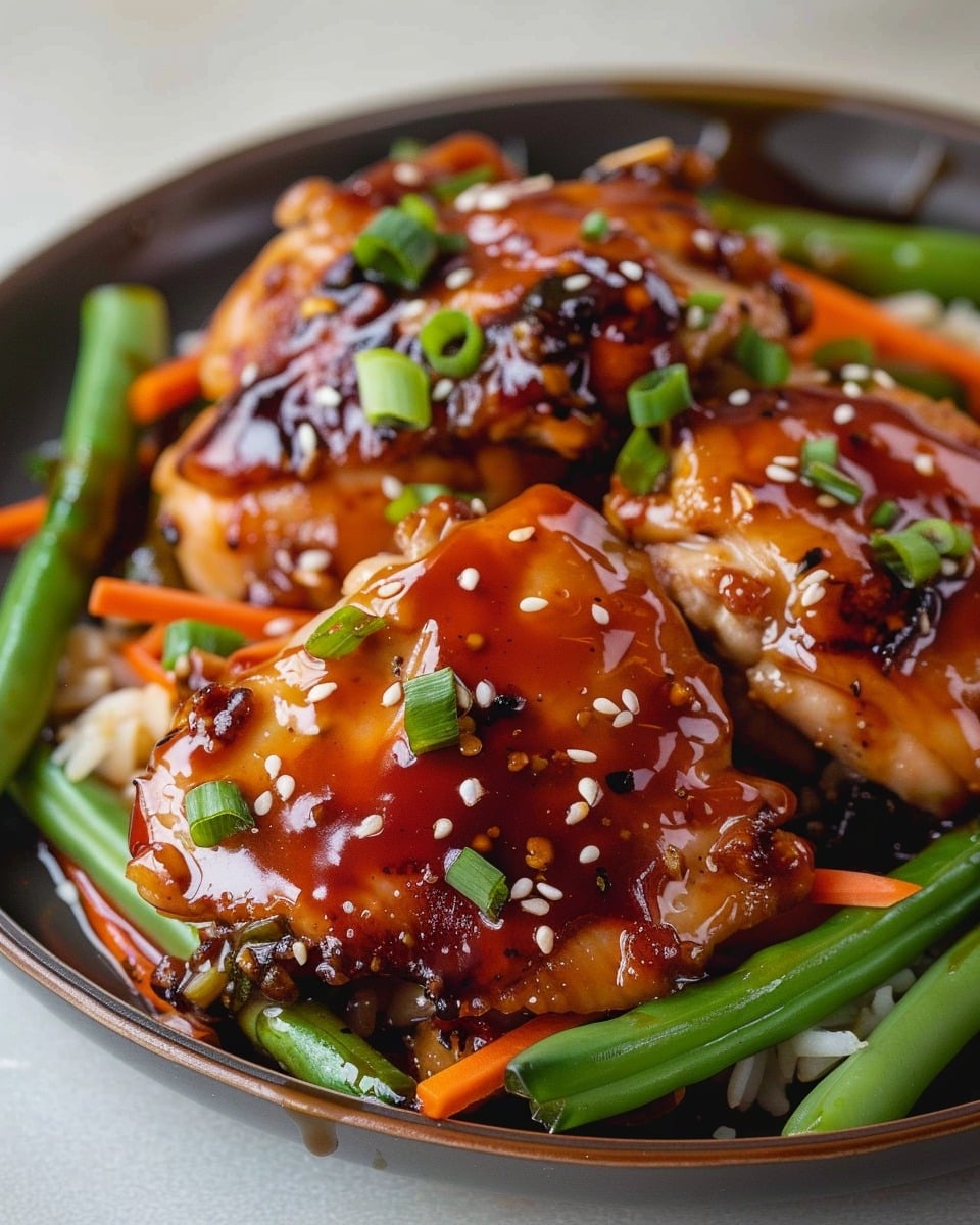 Teriyaki Glazed Chicken Thighs