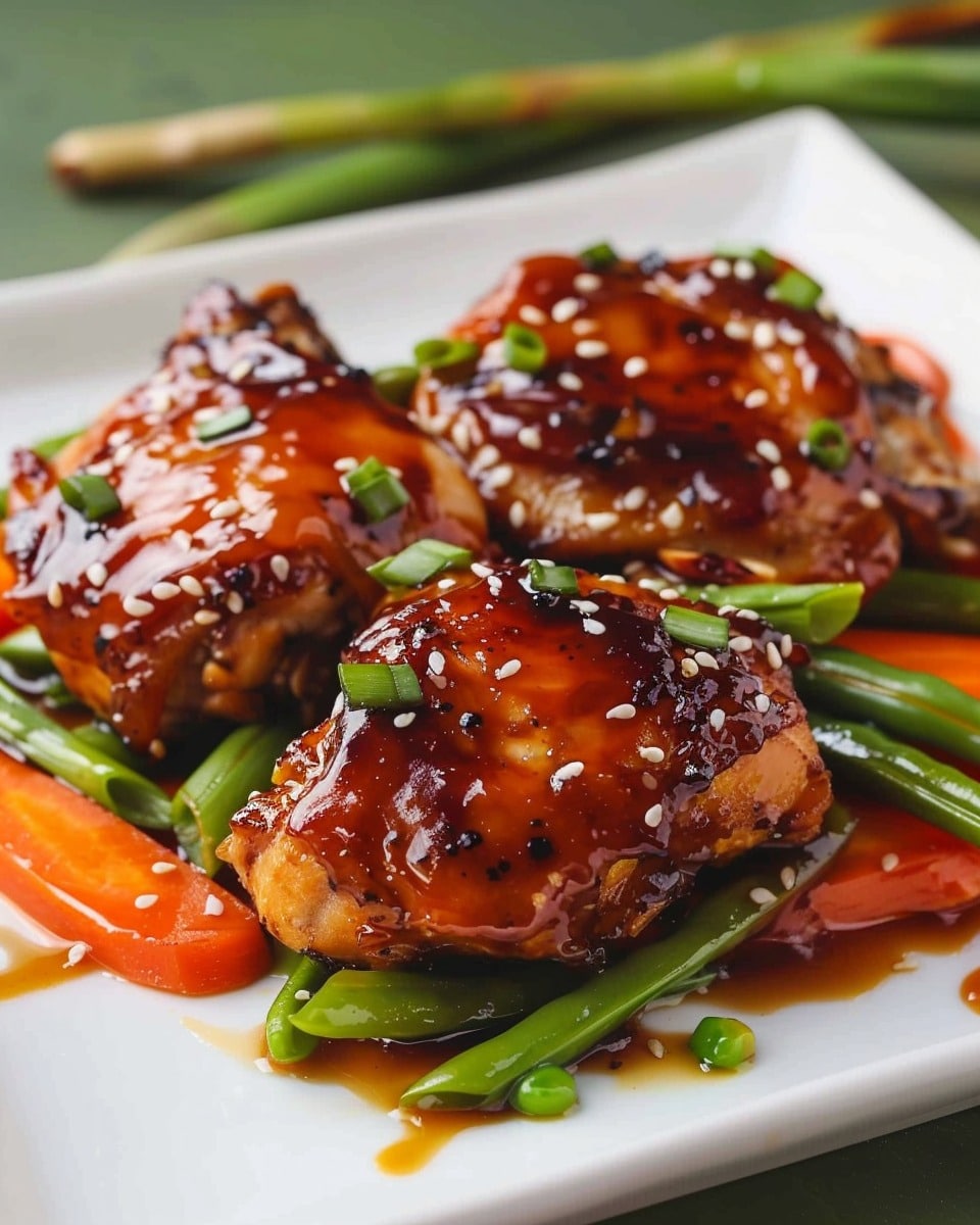 Teriyaki Glazed Chicken Thighs