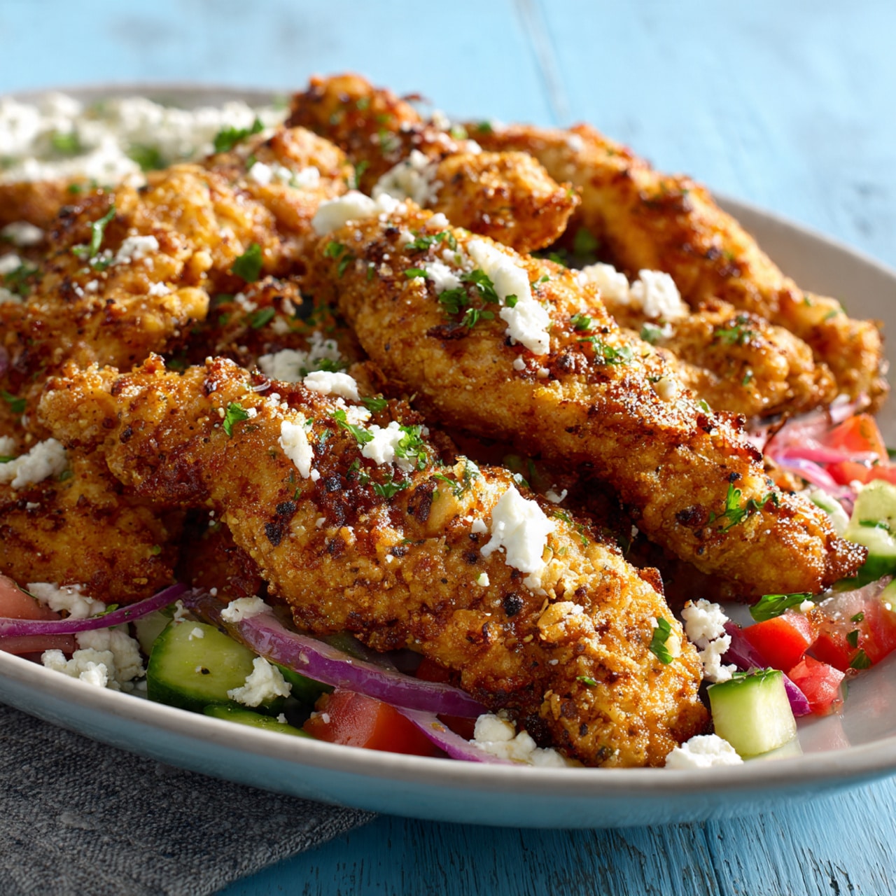 Delicious Greek Chicken Tenders