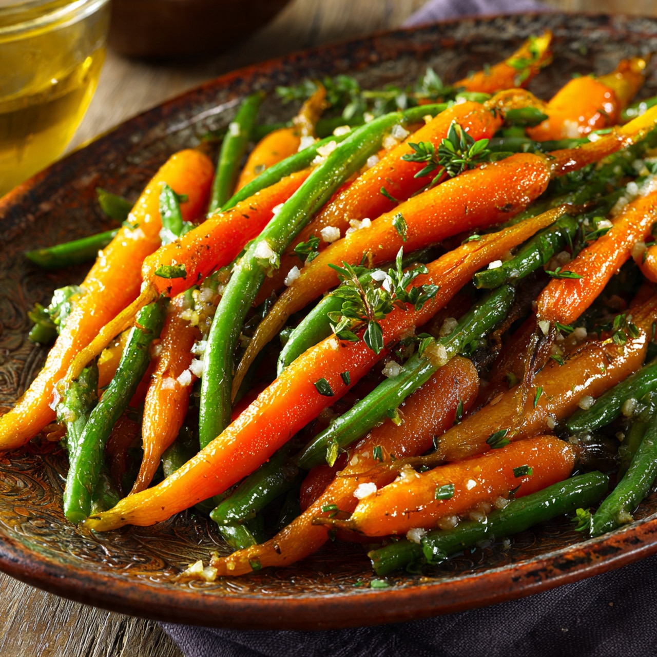 Honey Glazed Carrots & Green Beans