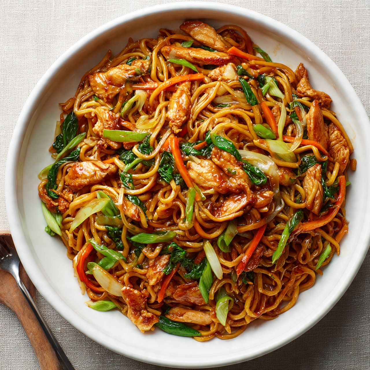 Chicken Chow Mein with the Best Chow Mein Sauce