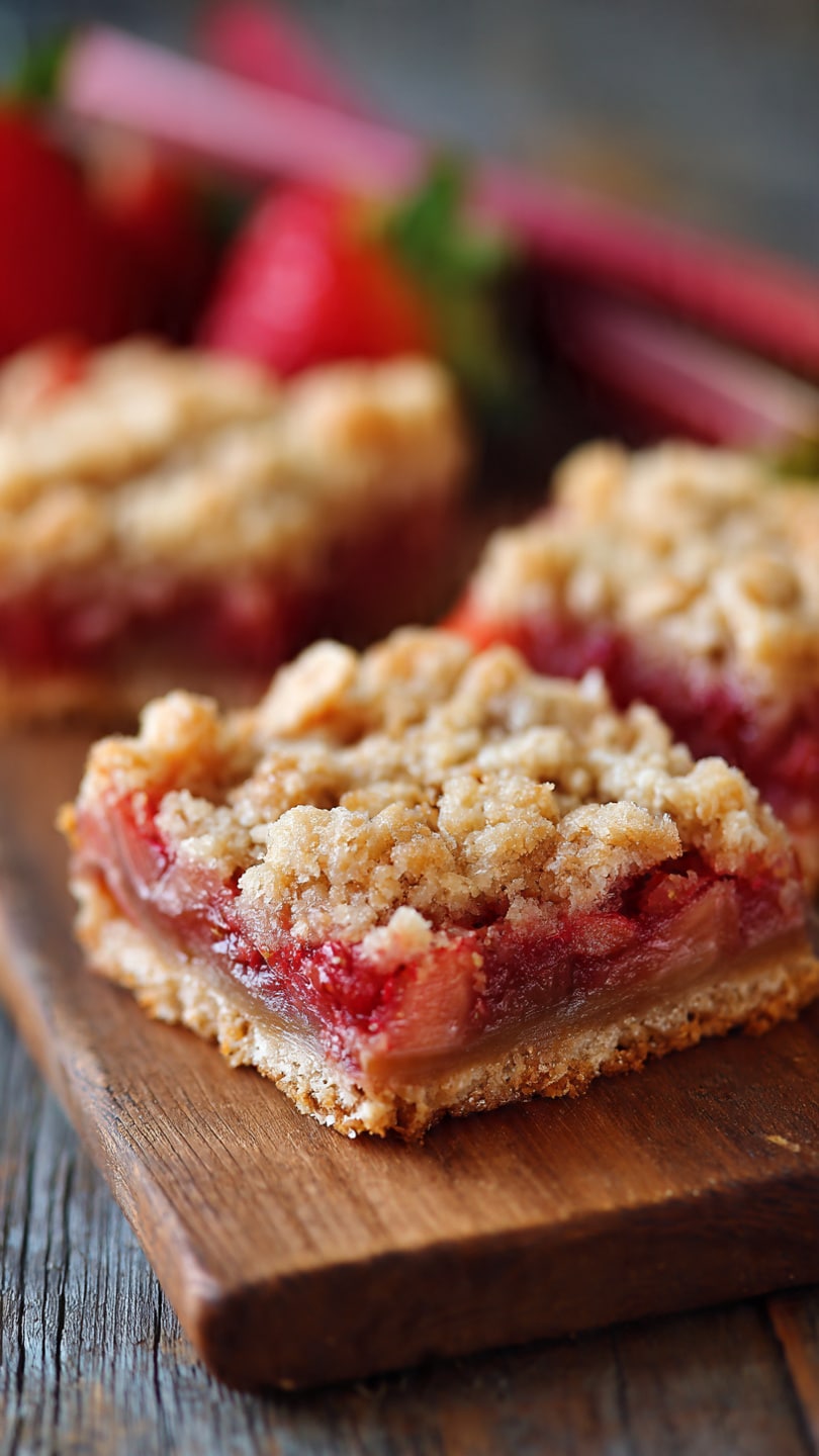 Strawberry Rhubarb Bars