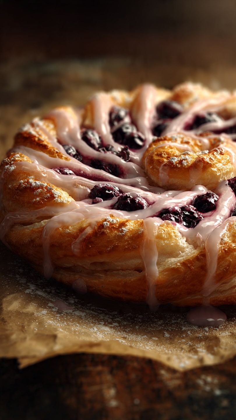 Blueberry Cream Cheese Danish
