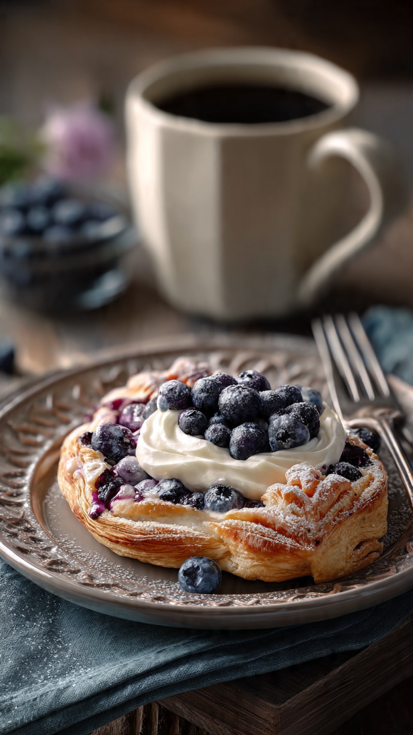 Blueberry Cream Cheese Danish