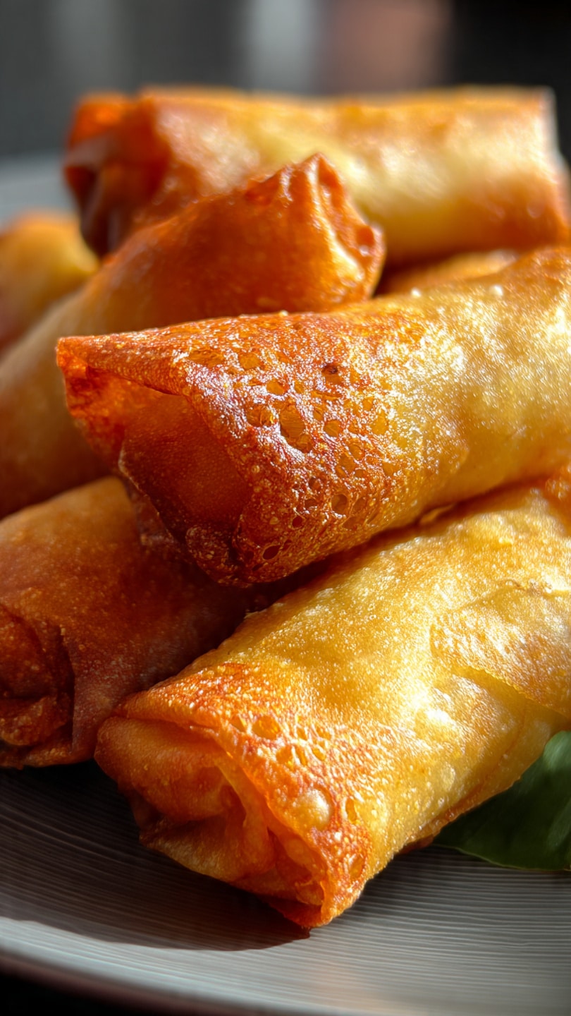 Crispy Rice Paper Spring Rolls