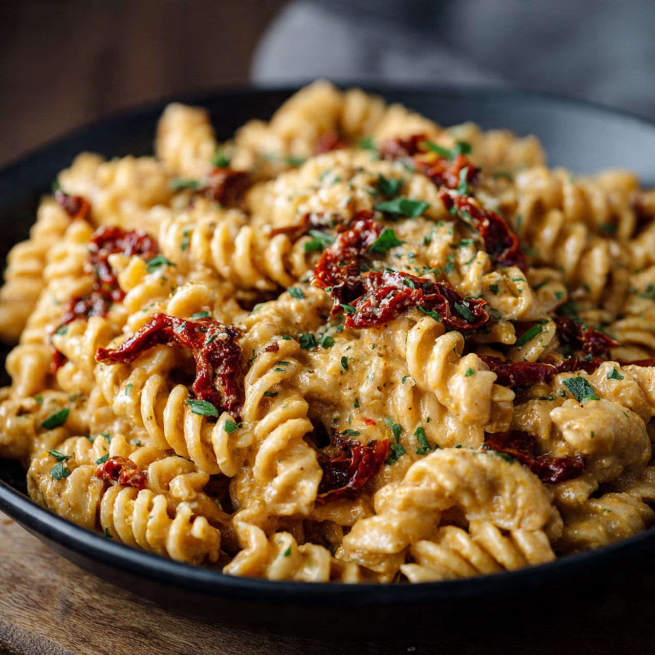 Creamy Sun-Dried Tomato Vegan Pasta