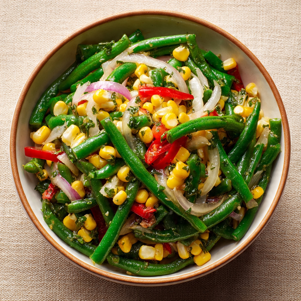 Green Bean and Sweet Corn Salad with Herbs