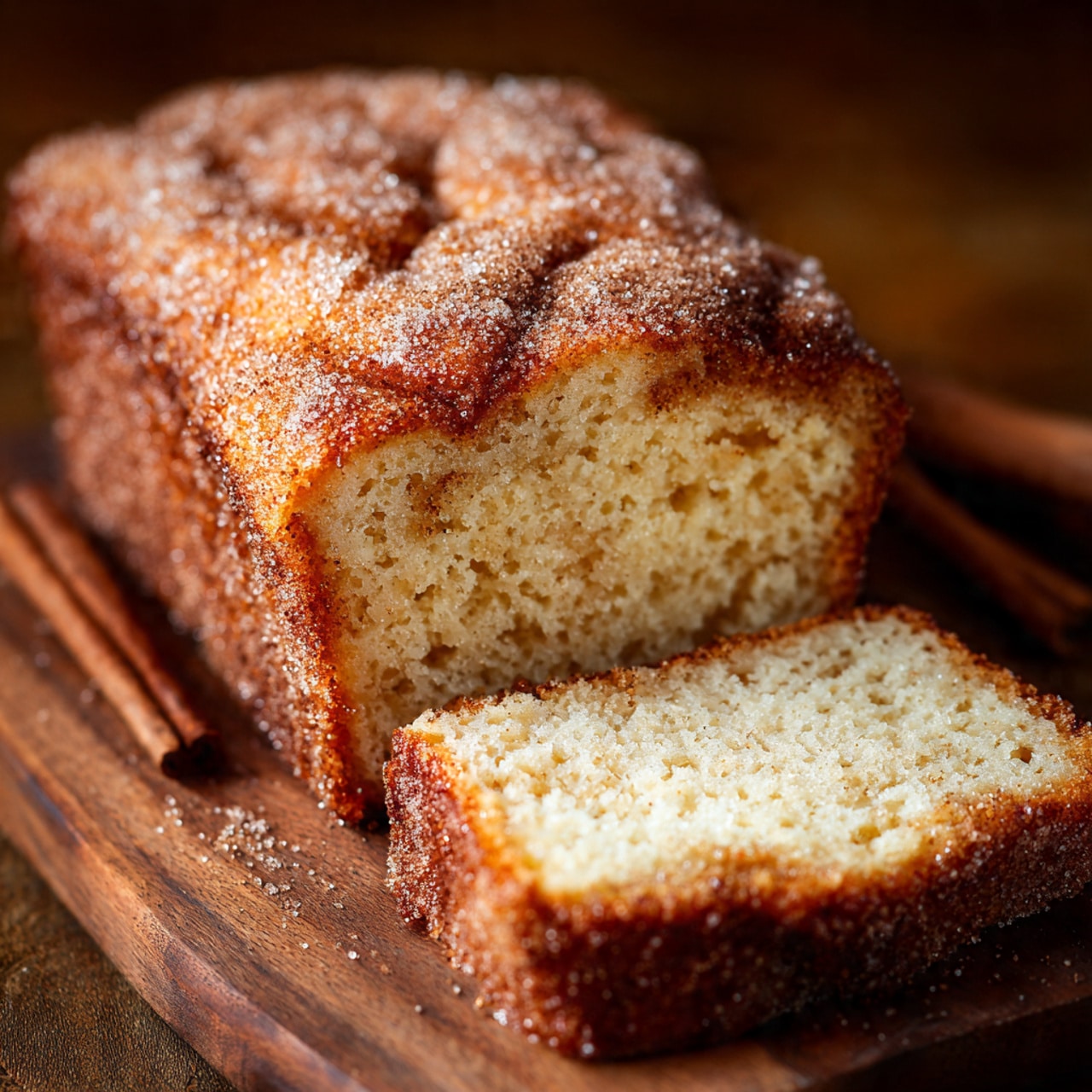 Cozy Cinnamon Sugar Donut Bread