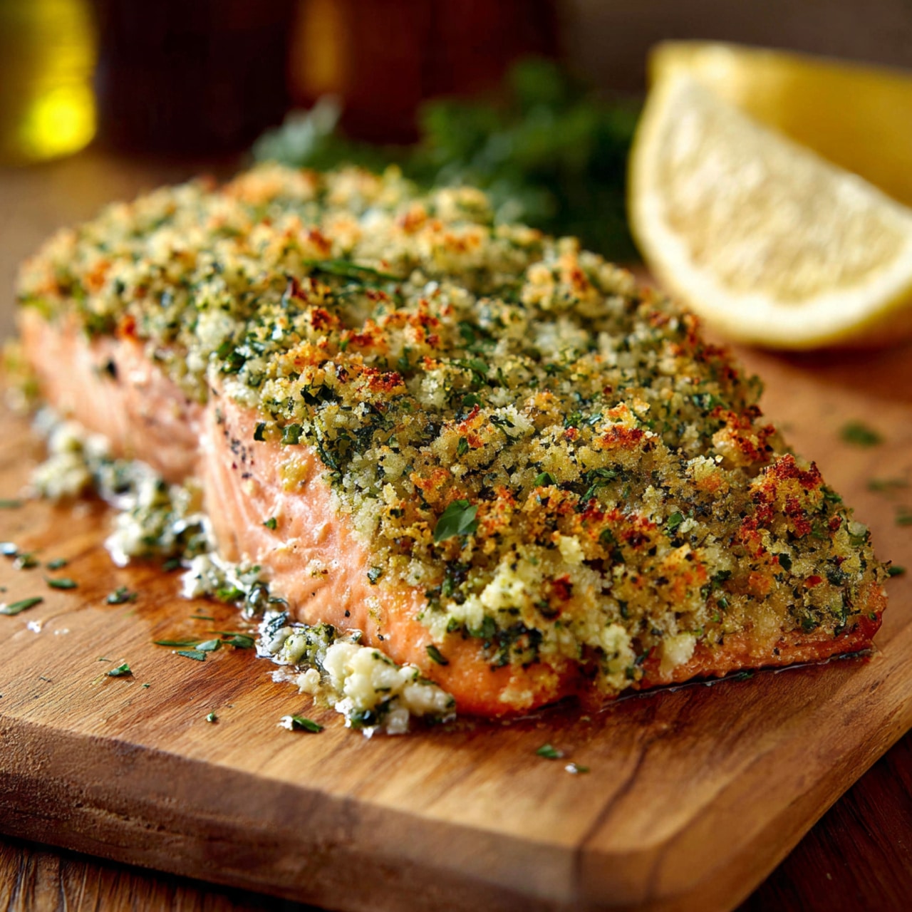 Feta & Herb-Crusted Salmon
