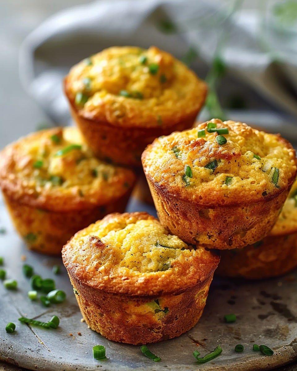 Spicy Jalapeño Cornbread Muffins