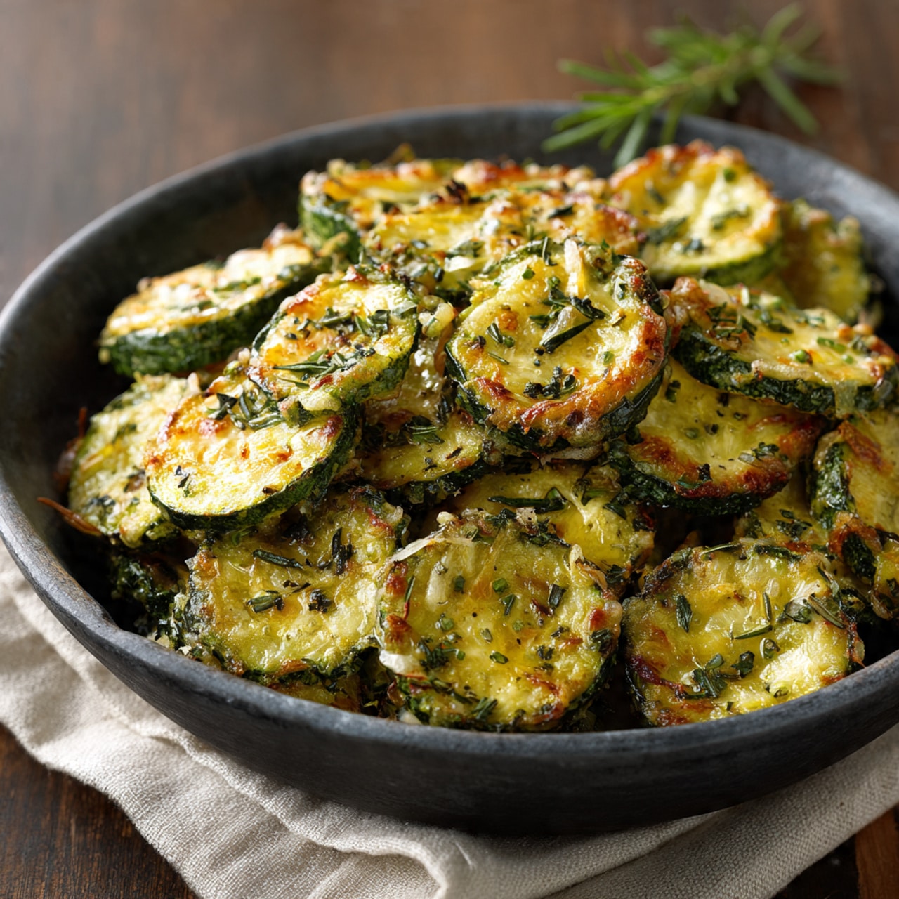 Easy Roasted Zucchini Slices