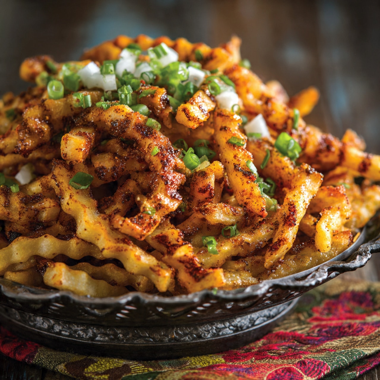 Louisiana Voodoo Fries with Chicken