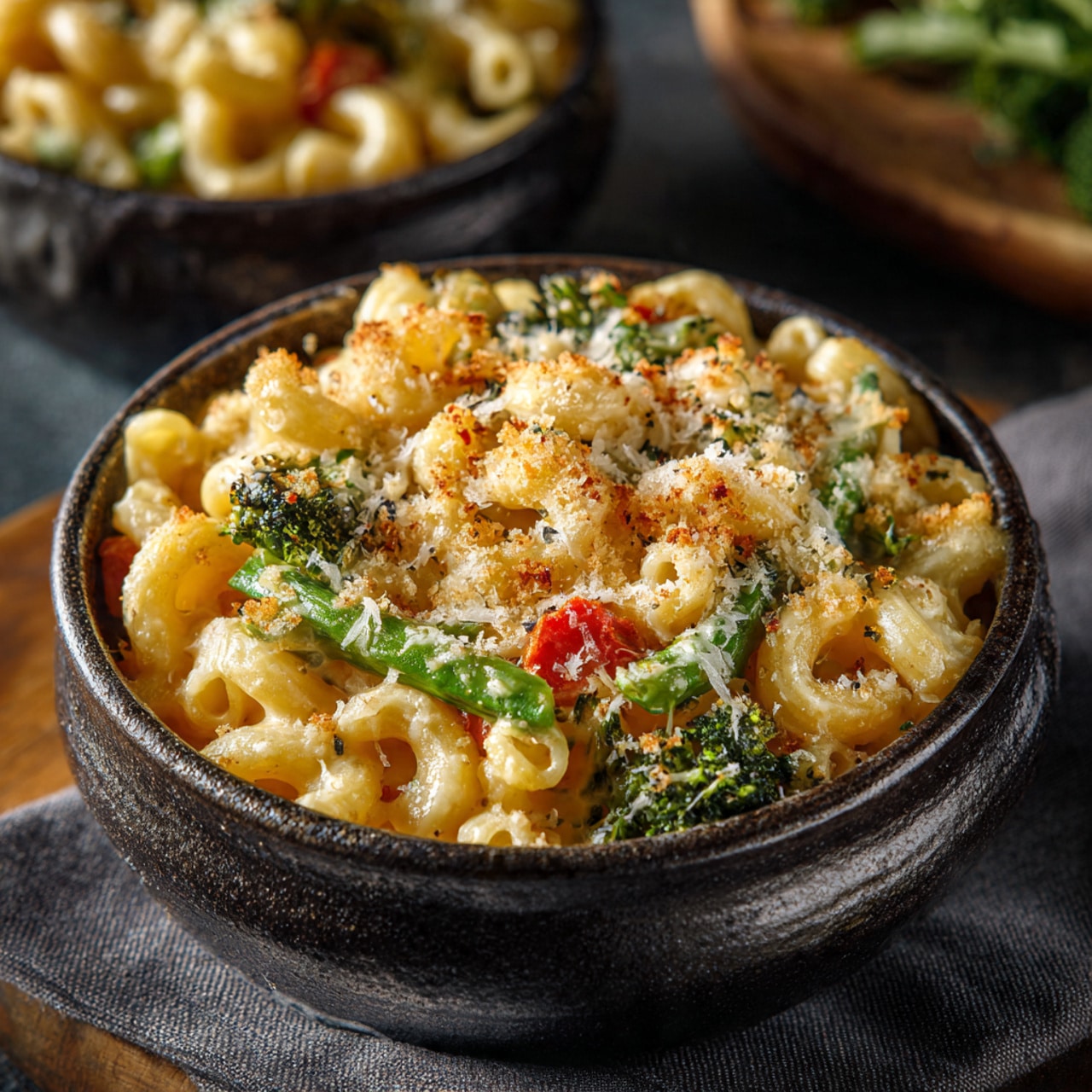 One Pot Veggie Mac and Cheese