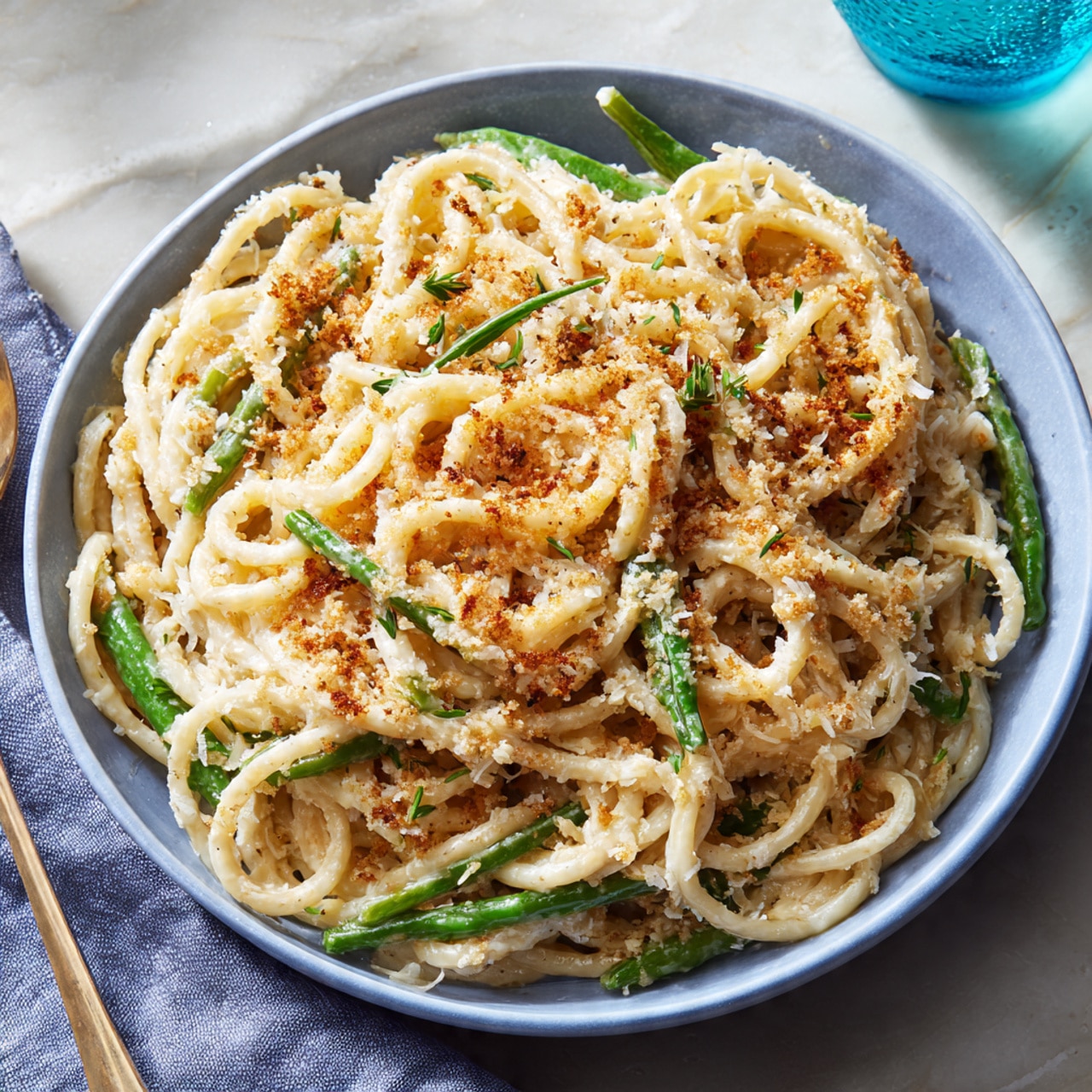 High-Protein Garlic Parmesan Pasta Bowls