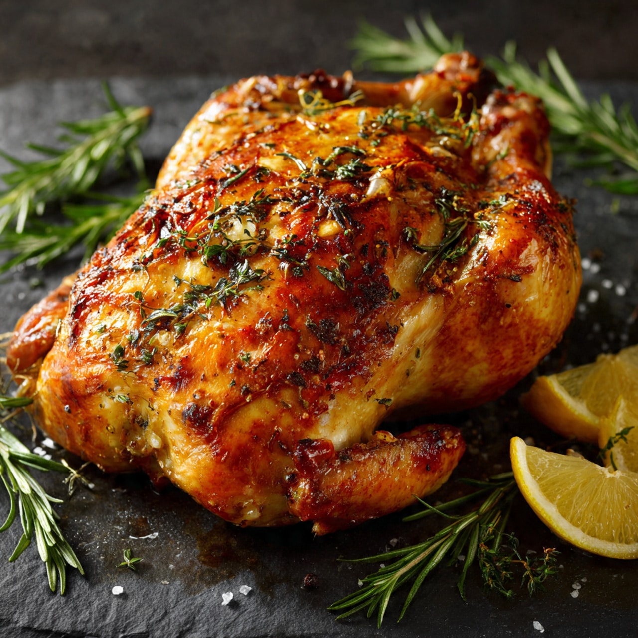 Gordon Ramsay Roast Chicken with Lemon and Herbs