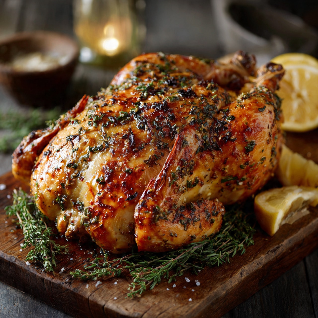Gordon Ramsay Roast Chicken with Lemon and Herbs