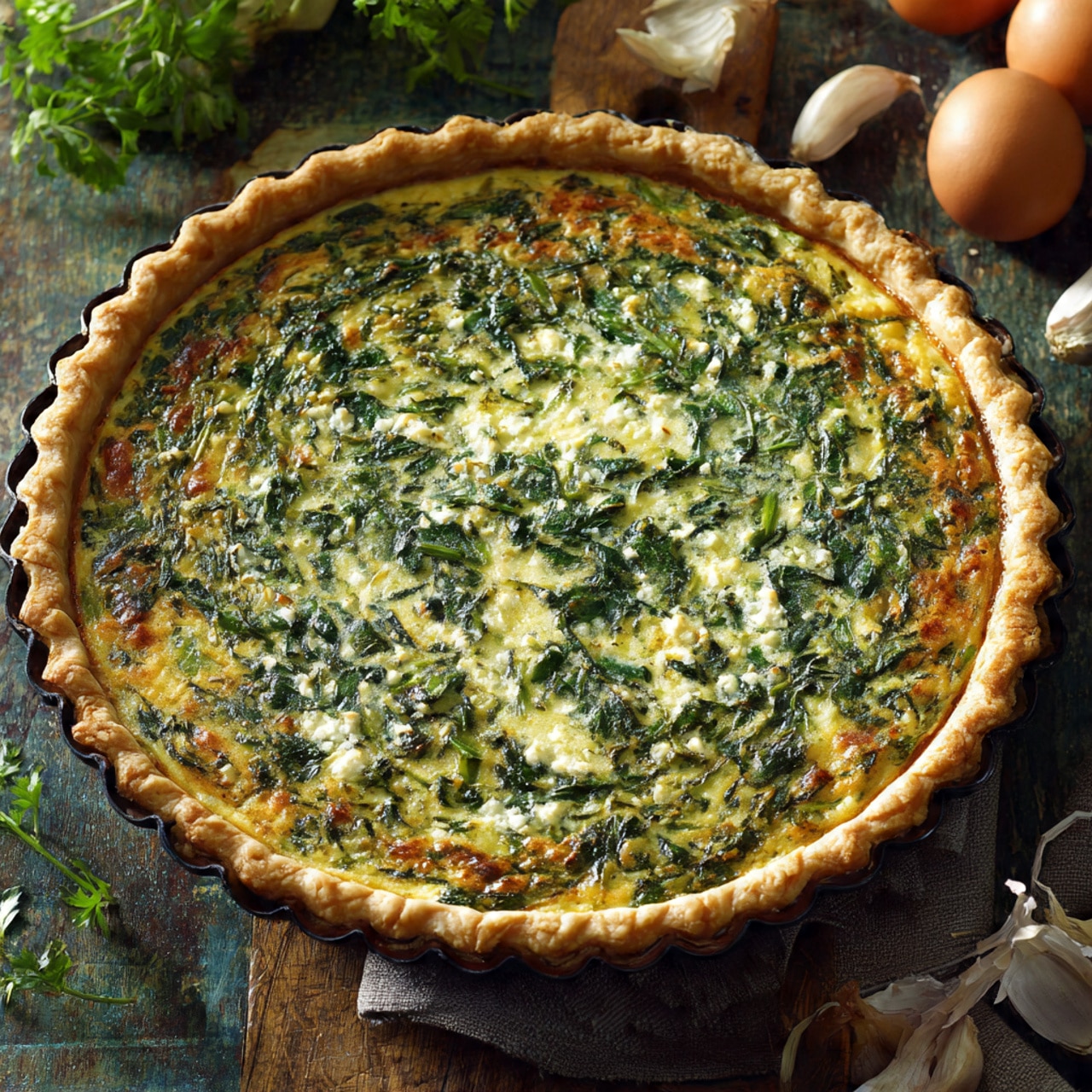 Spinach Quiche