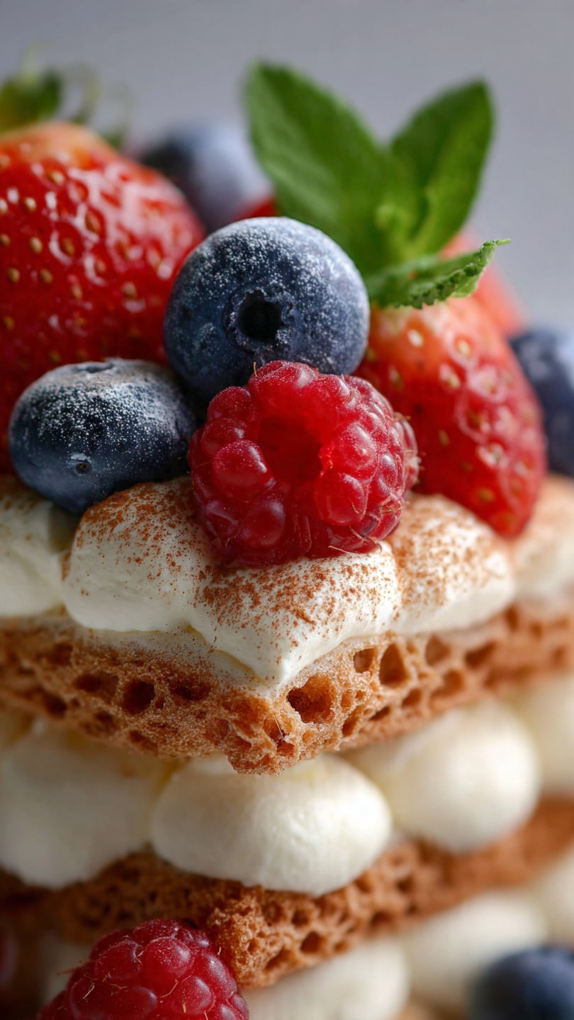 Berry Chantilly Tiramisu (No-Bake)