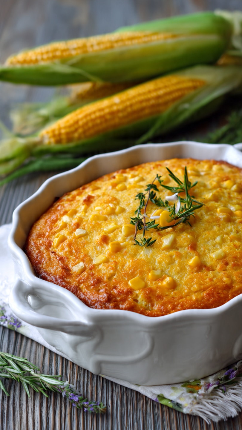 The Best Cream Cheese Corn Casserole