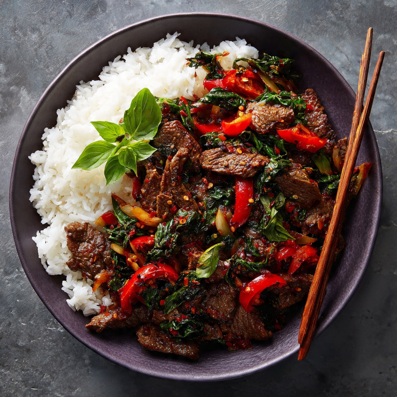 Thai Basil Beef Stir-Fry