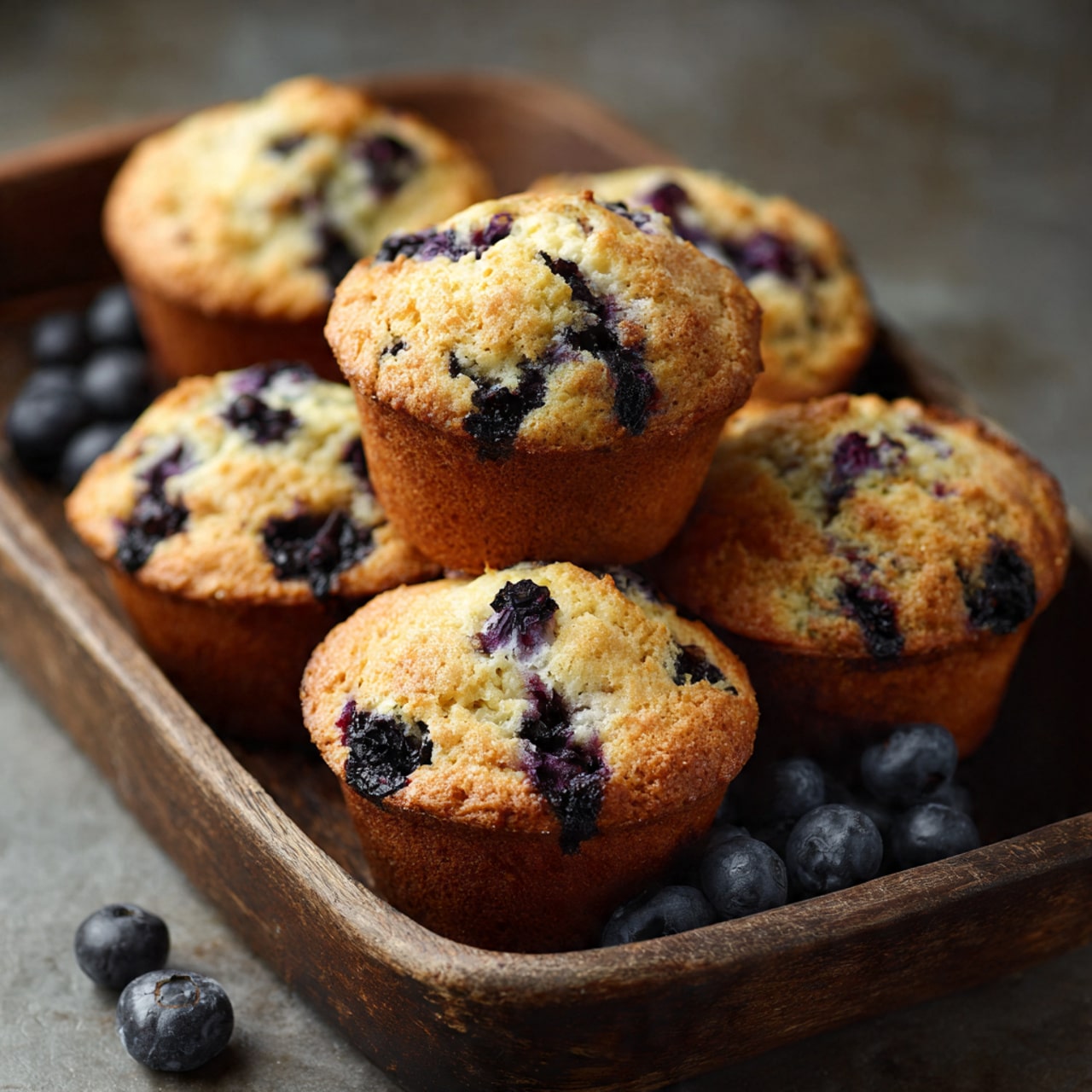 Healthy Blueberry Muffins