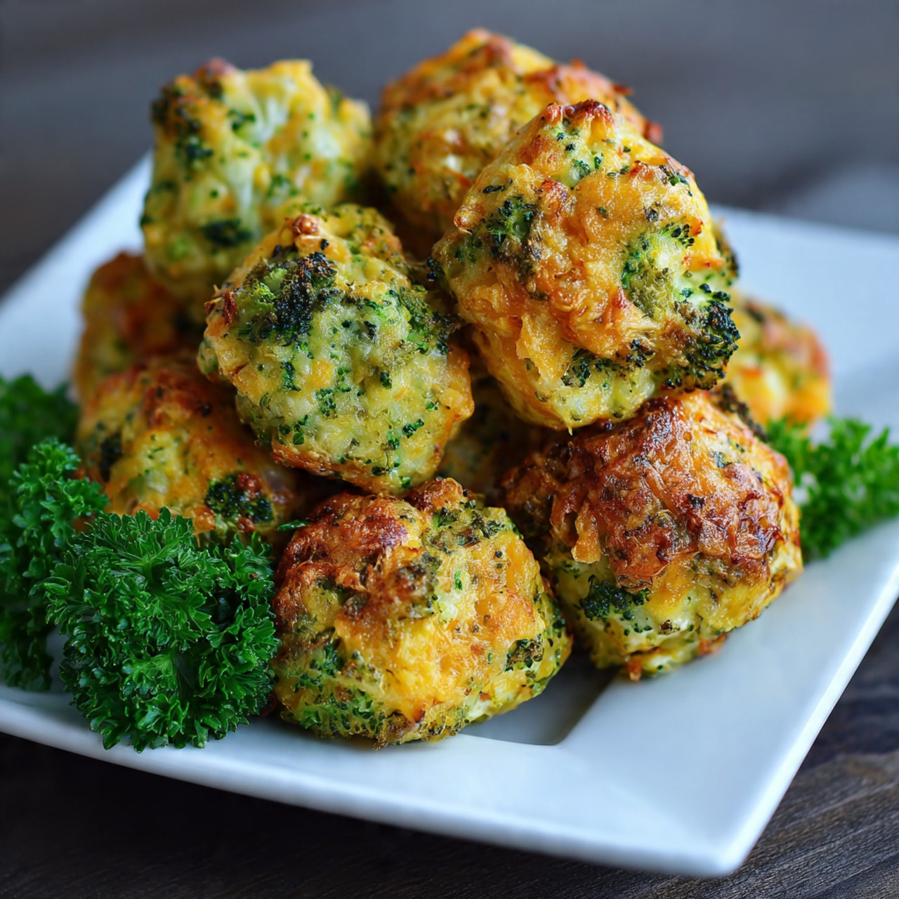 Delicious Baked Broccoli Cheese Balls