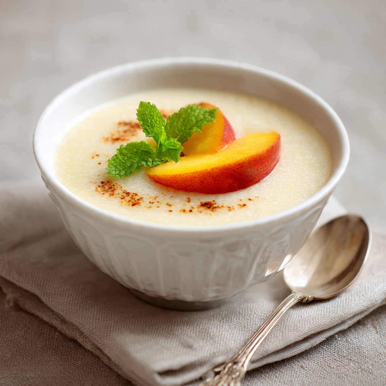 Chilled Peach Soup