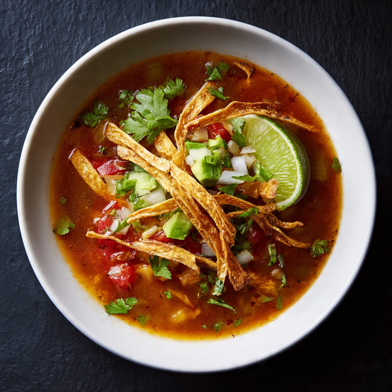 Vegetarian Tortilla Soup