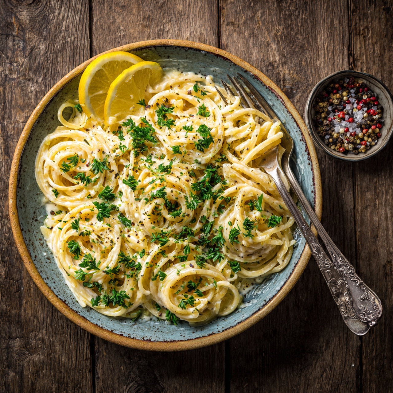 Creamy Roast Garlic and Lemon Pasta Sauce