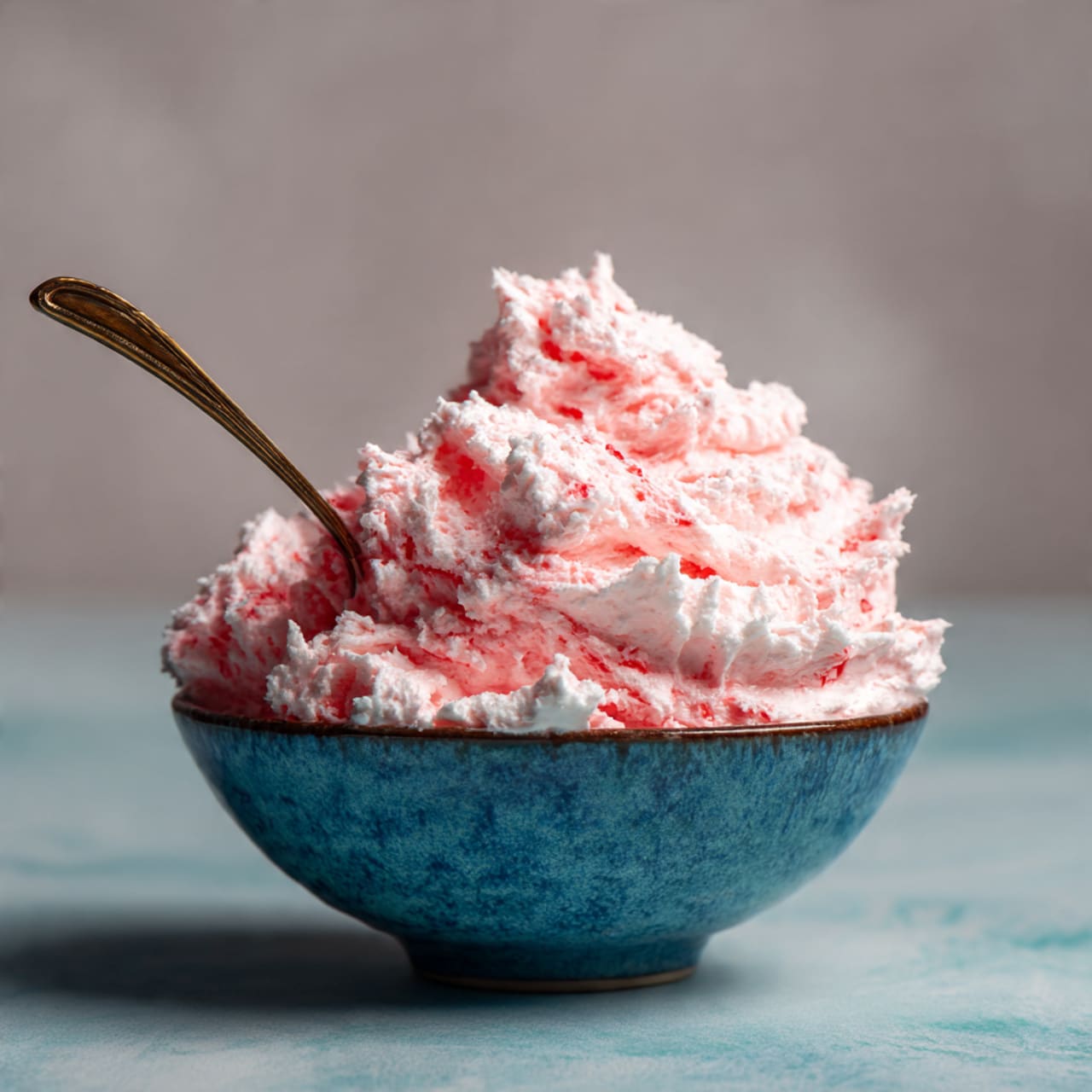 High Protein Strawberry Jello Fluff